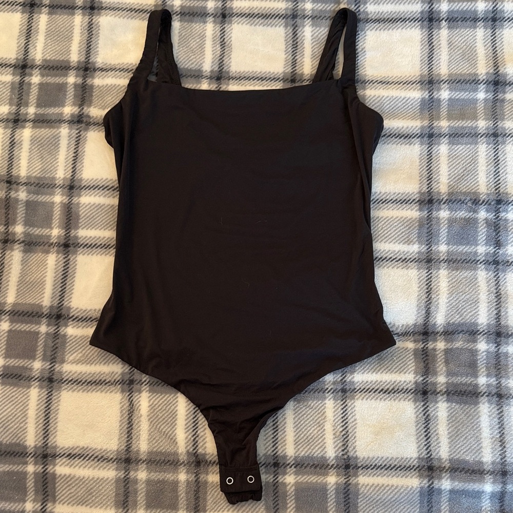 Black Sleeveless Bodysuit